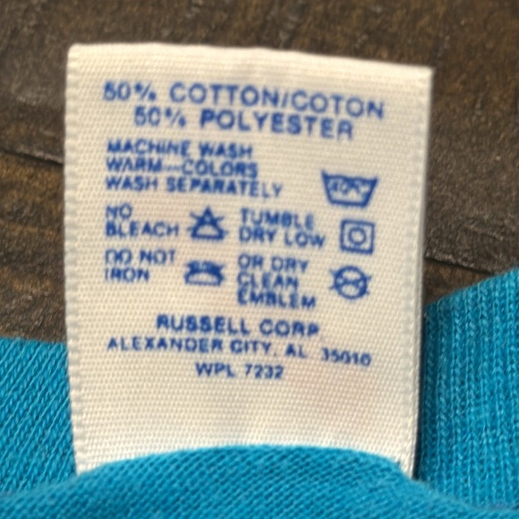 VTG Orlando Florida Blue Graphic Short Sleeve Unisex Jerzees T-Shirt Size LG - Picture 6 of 16